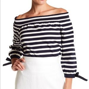 J Crew off the shoulder top